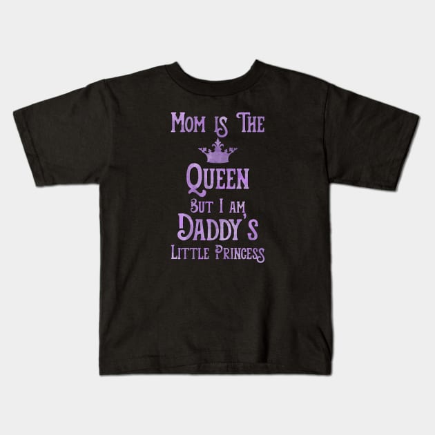 Daddy's Princess Kids T-Shirt by LebensART